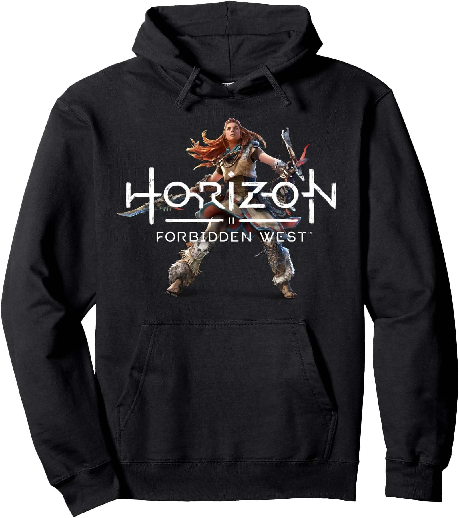 Horizon Forbidden West Aloy Combat Pose Portrait Pullover Hoodie