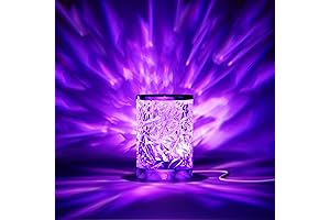 Ocean Wave Crystal Table Lamp