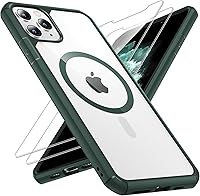 Vista 10 de TAURI Funda magnética 5 en 1 diseñada para iPhone 14 para iPhone 13, [compatible con MagSafe] con 2 protectores de pantalla + 2 protectores de lente