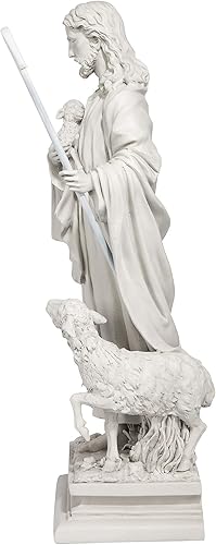 Miniatura 5 de Design Toscano Jesus, The Good Shepherd Garden Statue: Large