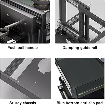 2-Tier Blind Corner Cabinet Pull Out Organizer,Extendable Cupboard Organiser Shelf for Blind Corner Kitchen,Left Right Open Compatible 800mm