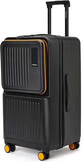 MOKOBARA The Transit Trunk Luggage | Unisex 70 Cms Polycarbonate 8 Spinner Wheels Trolly Hardsided Suitcase with Built in ...