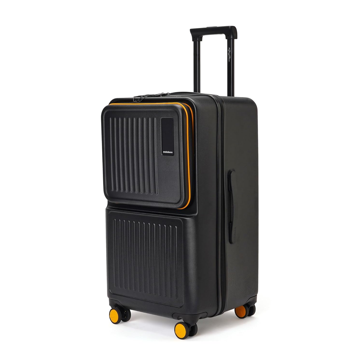 Mokobara Transit Trunk Luggage – Green | Unisex 70cm Polycarbonate 8 Spinner Wheels Trolley Hardsided Suitcase with Built-in TSA Lock Travel Luggage (Black and Yellow) Mokobara Transit Trunk Luggage – Green | Unisex 70cm Polycarbonate 8 Spinner Wheels Trolley Hardsided Suitcase with Built-in TSA Lock Travel Luggage (Black and Yellow)