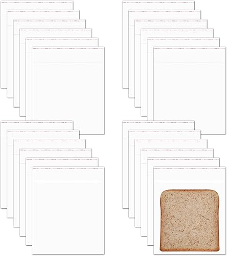 Miniatura 10 de Bolsas adhesivas para repostería, 200 unidades, 2 x 2 pulgadas, pequeñas bolsas de celofán resellables OPP para panadería, manualidades, fotos