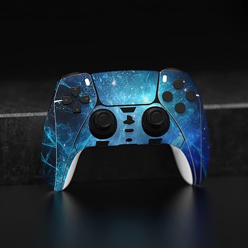 Miniatura 8 de PlayVital Juego de 2 calcomanías de piel para controlador PS5 Edge cubierta de vinilo personalizada para controlador inalámbrico PS5 Edge nebulosa