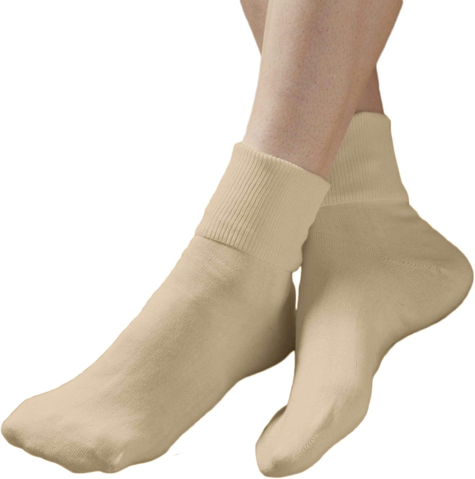 Buster Brown 100% Cotton Socks, Khaki, 9, 6-pk