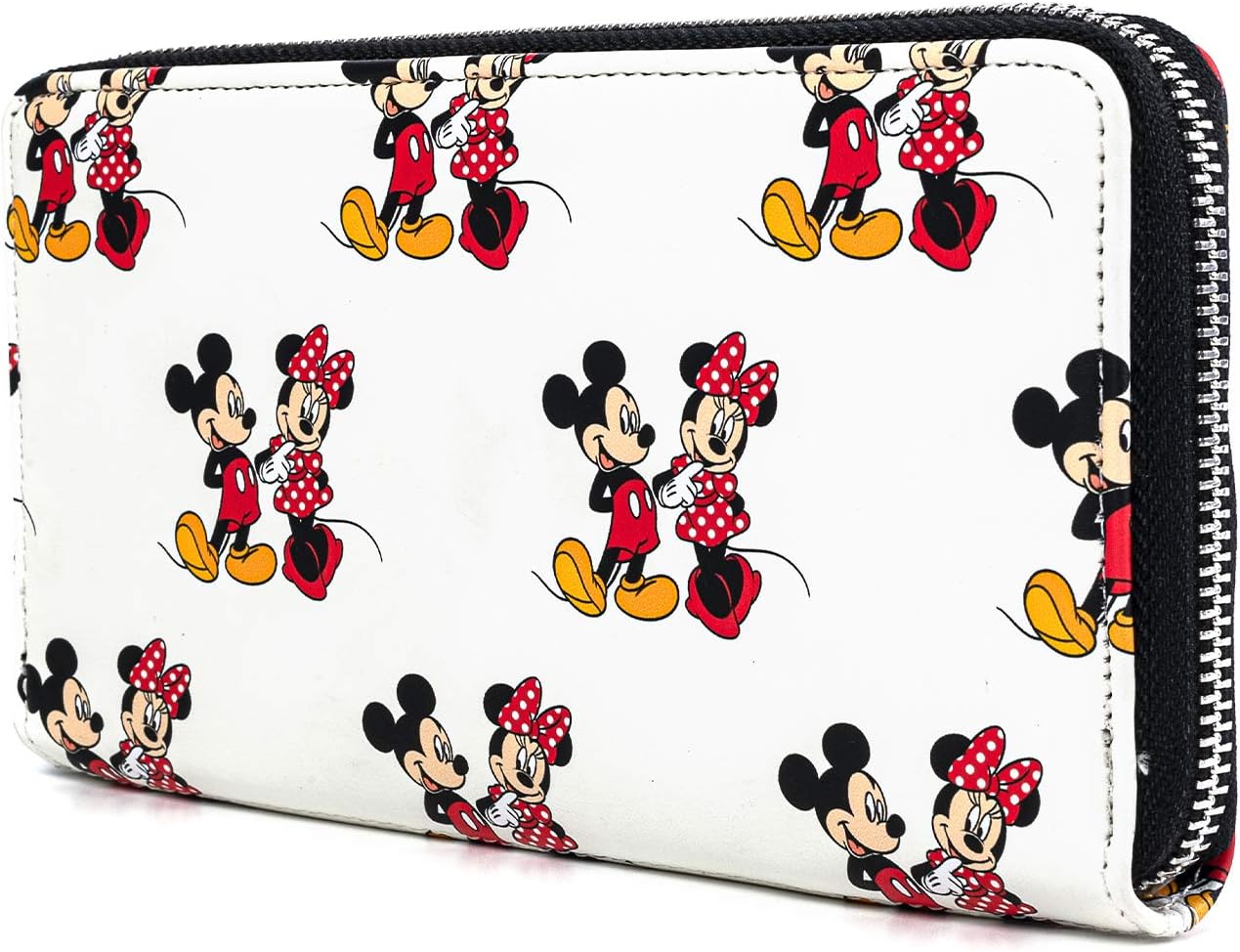 Loungefly Disney Mickey and Minnie Mouse All Over Print Wallet