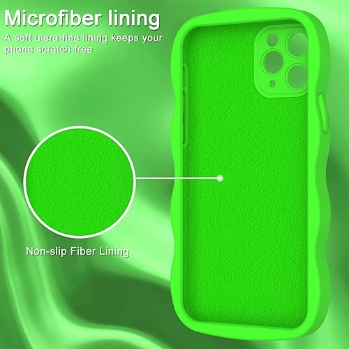 Miniatura 5 de LUMARKE Funda de silicona para iPhone 11 Pro Max con protección de cámara mejorada, diseño de moda para mujeres y niñas, funda suave que evita