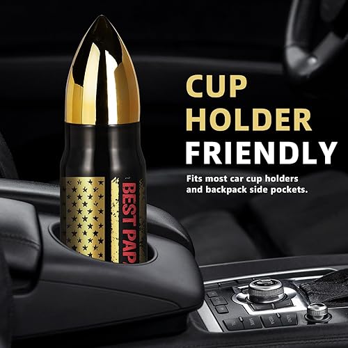 Miniatura 7 de Regalo para el día del padre para papá, vaso de 17 onzas para el mejor papá del mundo, regalos para papá de nietos, ideas de regalos para hombre