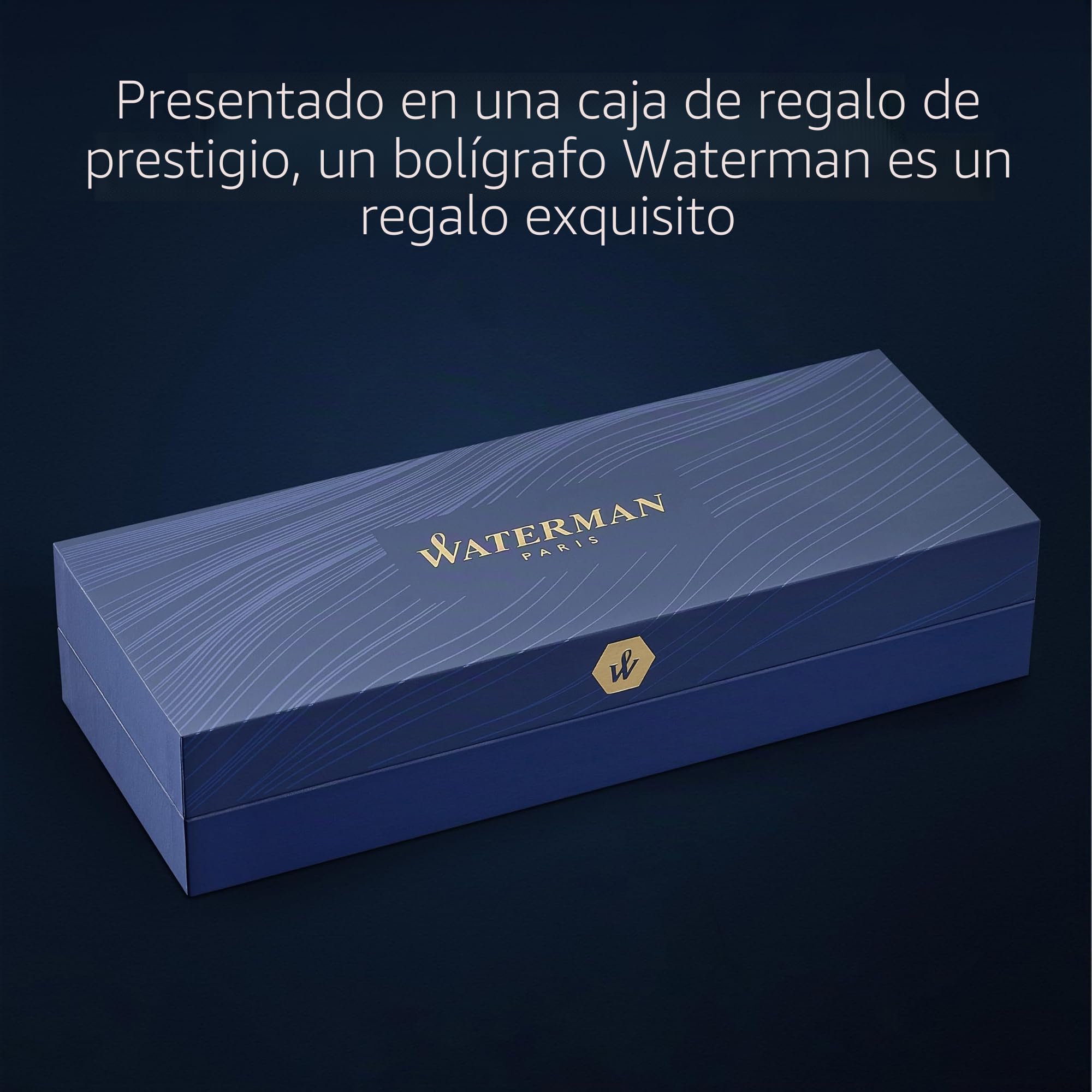 Bolígrafo roller Waterman Hémisphère | La Edición Discreta | Negro lava | punta fina ya tinta negra | estuche de regalo