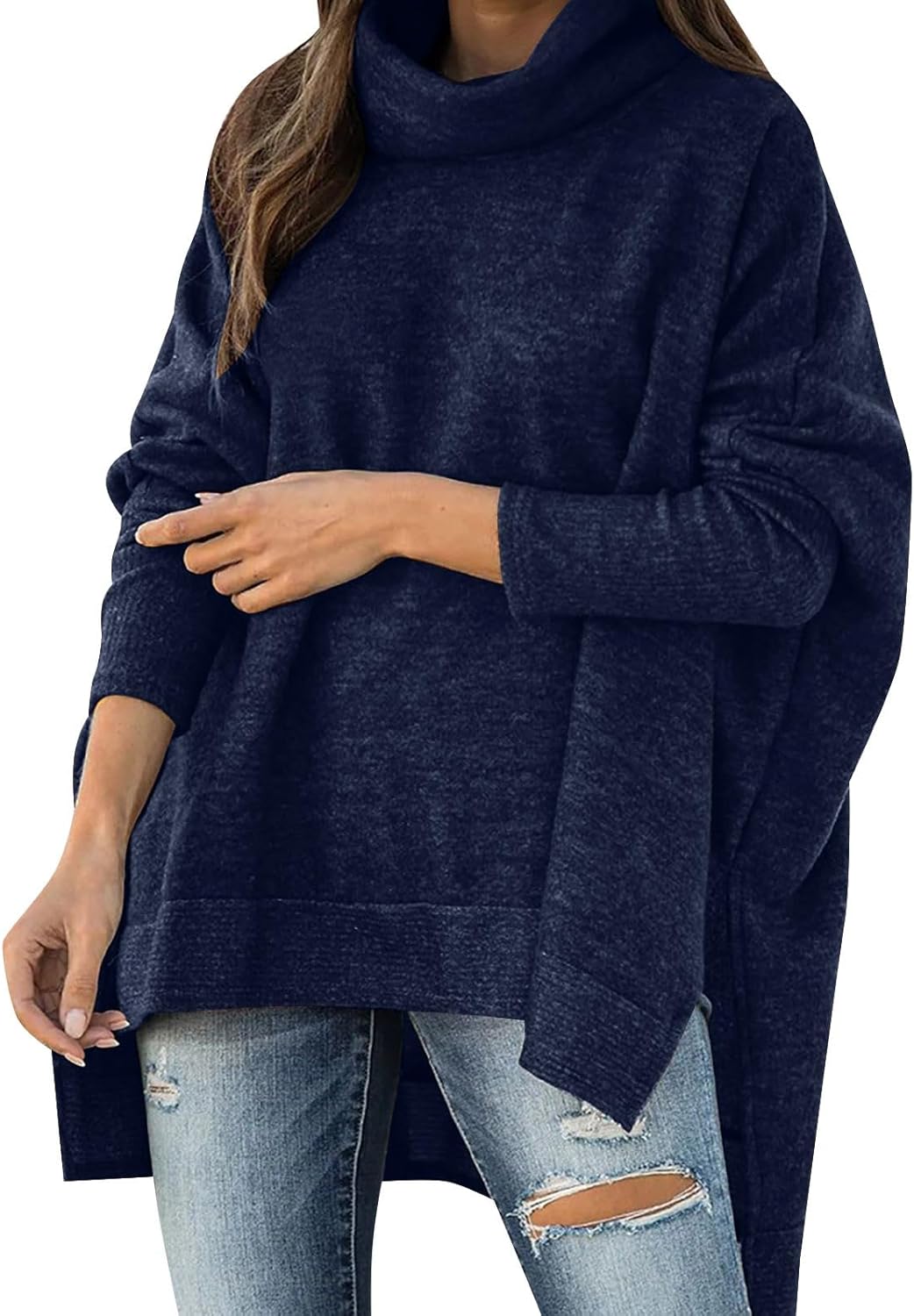 Pull Femme Col V Manches Longues Tricoté Câble - Taille UK 8-22, Plusieurs Couleurs, Lavable Machine