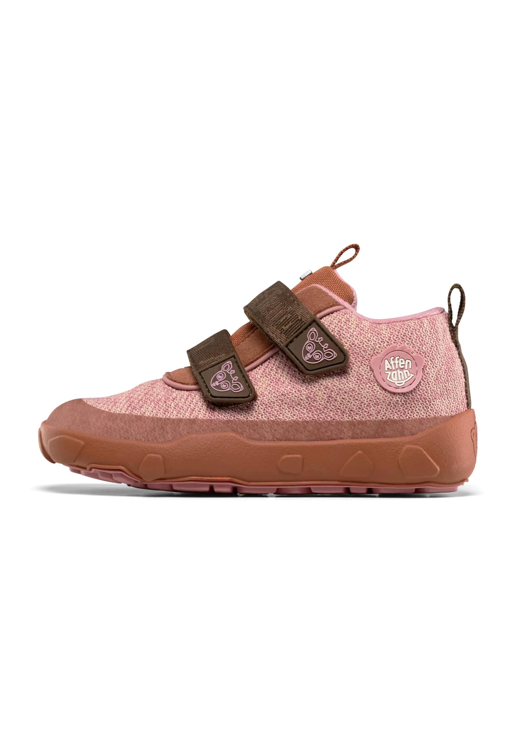 Affenzahn Scarpa Mezza Stagione Maglia Happy Scarpa da Mezza Stagione Knit Happy Impermeabile Traspirante vegana con Fodera Fredda Chiusure in Strappo e Suola Antiscivolo