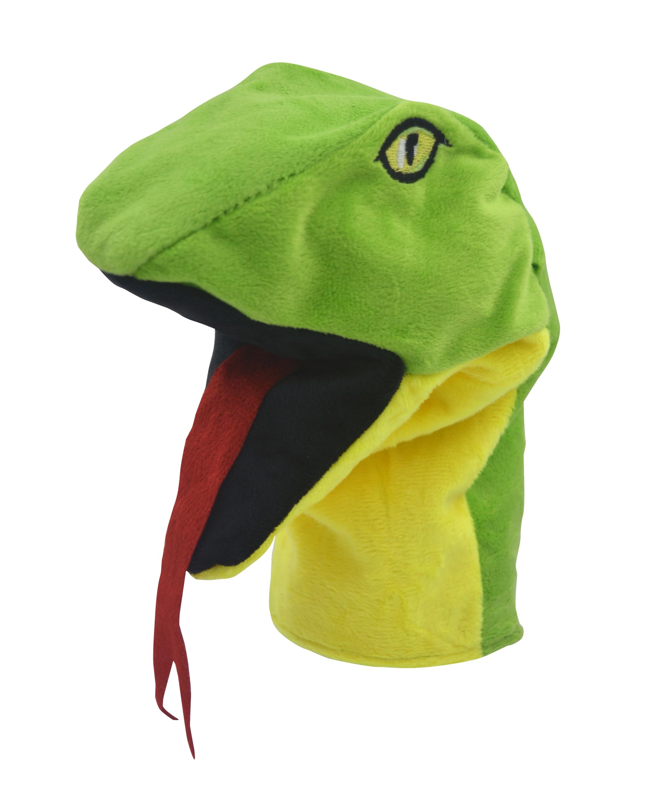 elfactory Animal Hand Puppet for Kids - Educational Storytelling Interactive Plush Animal Hand Puppet for Learning (4-8 inches) (Snake)-picture-29