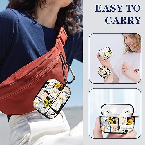 Miniatura 5 de Funda para Airpod Pro 2, bonita funda protectora de silicona para Air Pod Pro de 2 generación Kawaii llavero estético para niñas y niños