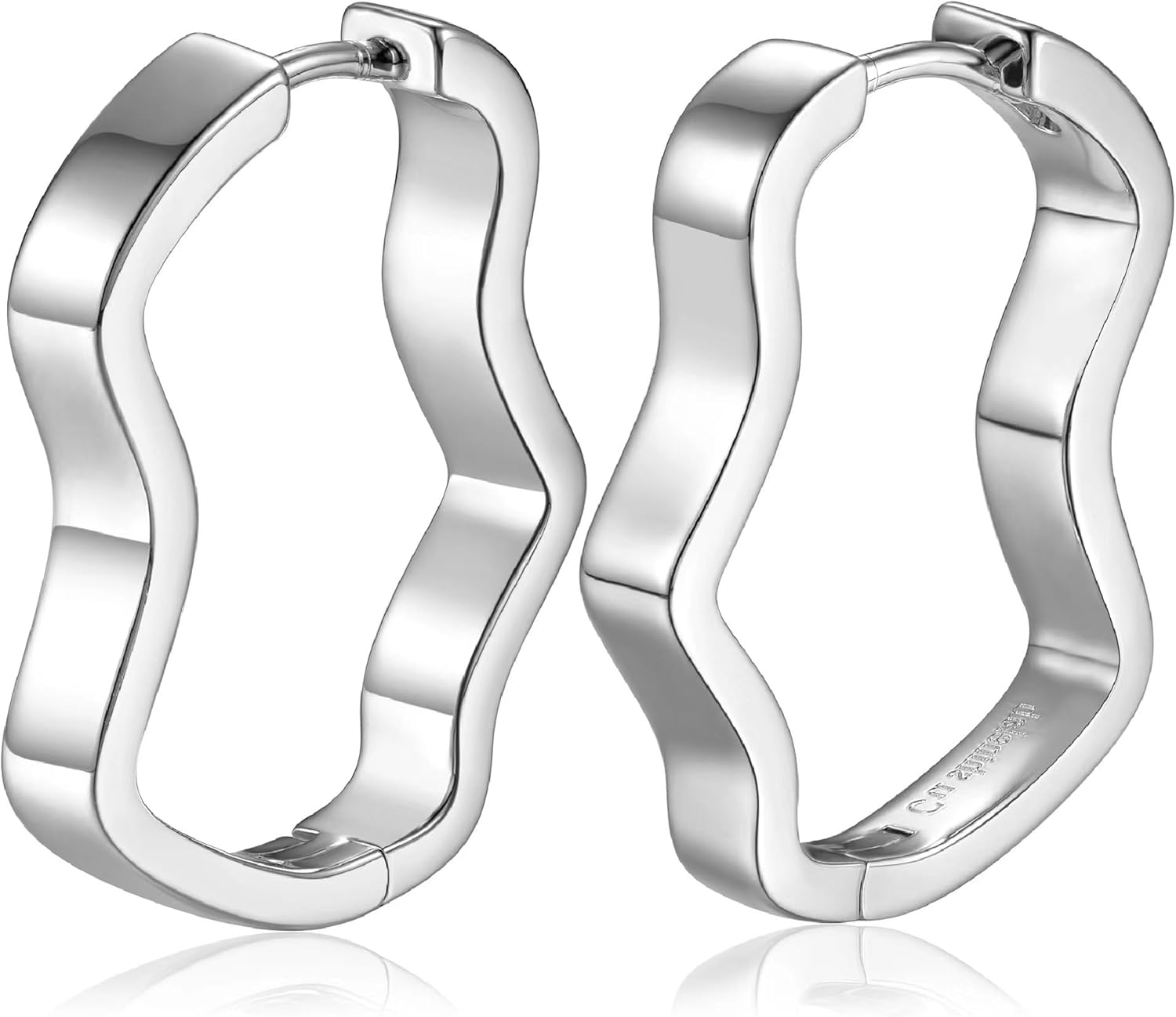 Chunky Gold Earrings for Women Knot Link Circle Statement Drop Dangle Classic Earrings Studs Trendy - Image 2