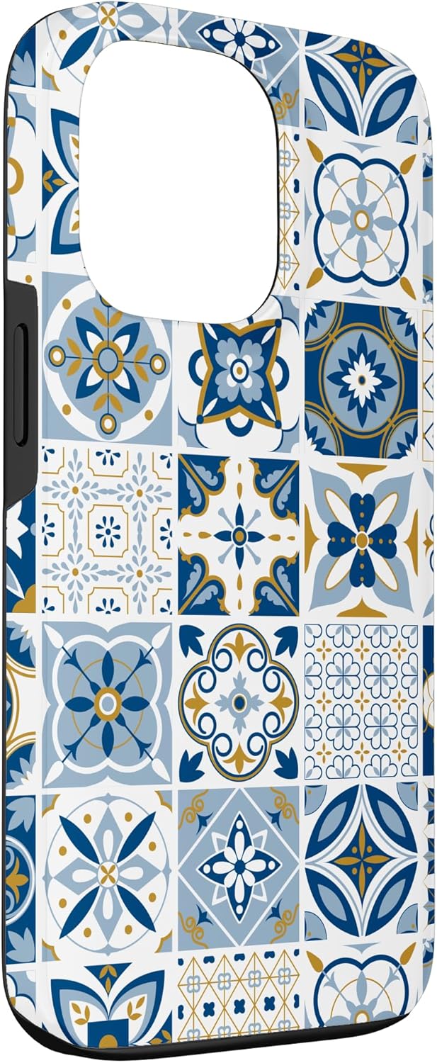 Portuguese Moroccan Tiles Case for iPhone 13 Pro