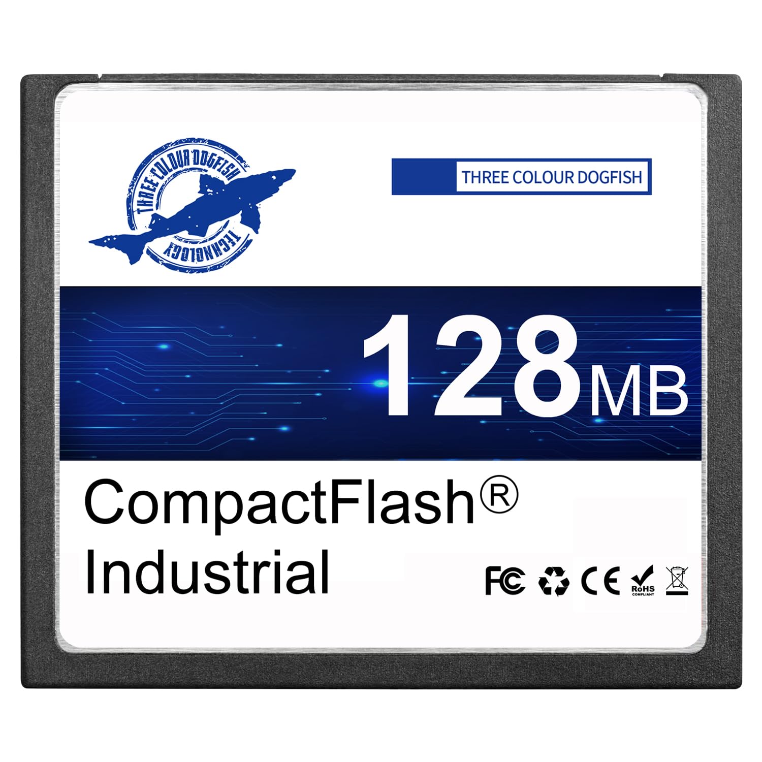 Dogfish 128Mo Compact Flash Card Carte Mémoire CF Type I Haute Performance FAT16
