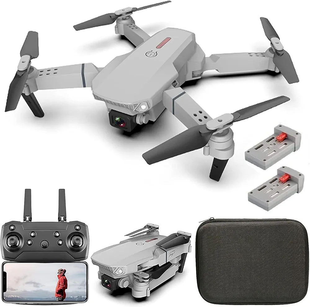 SUPER TOY WiFi HD Dual Camera Foldable Drone Remote Control Flying Toy