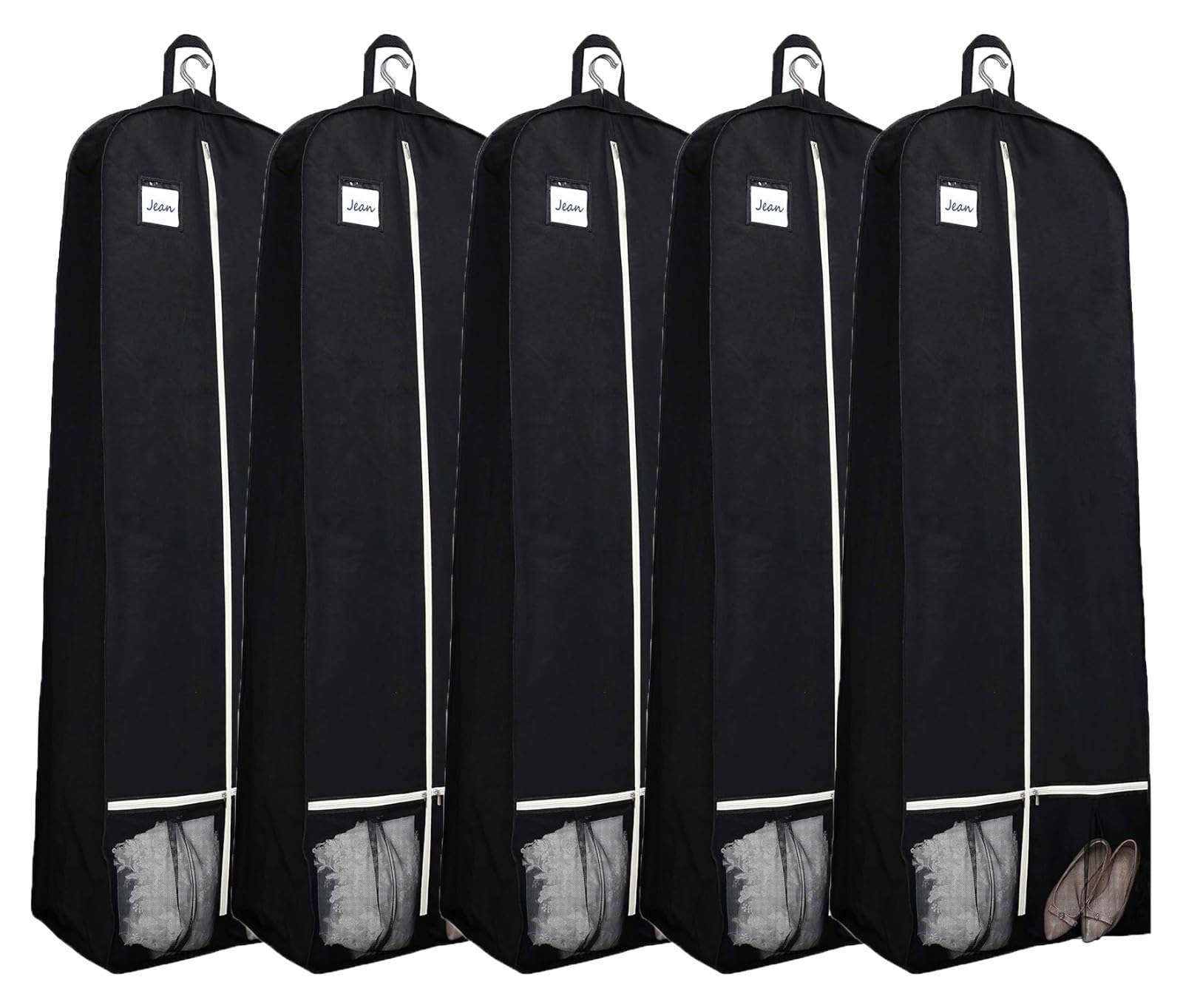 Funda De Ropa, Plegable Fundas De Ropa Larga Antipolvo, Funda Vestido Novia, Tbolsas para Guardar Ropa para Vestidos De Novia, Vestidos De Noche, Abrigos Largos,Traje, Vestido