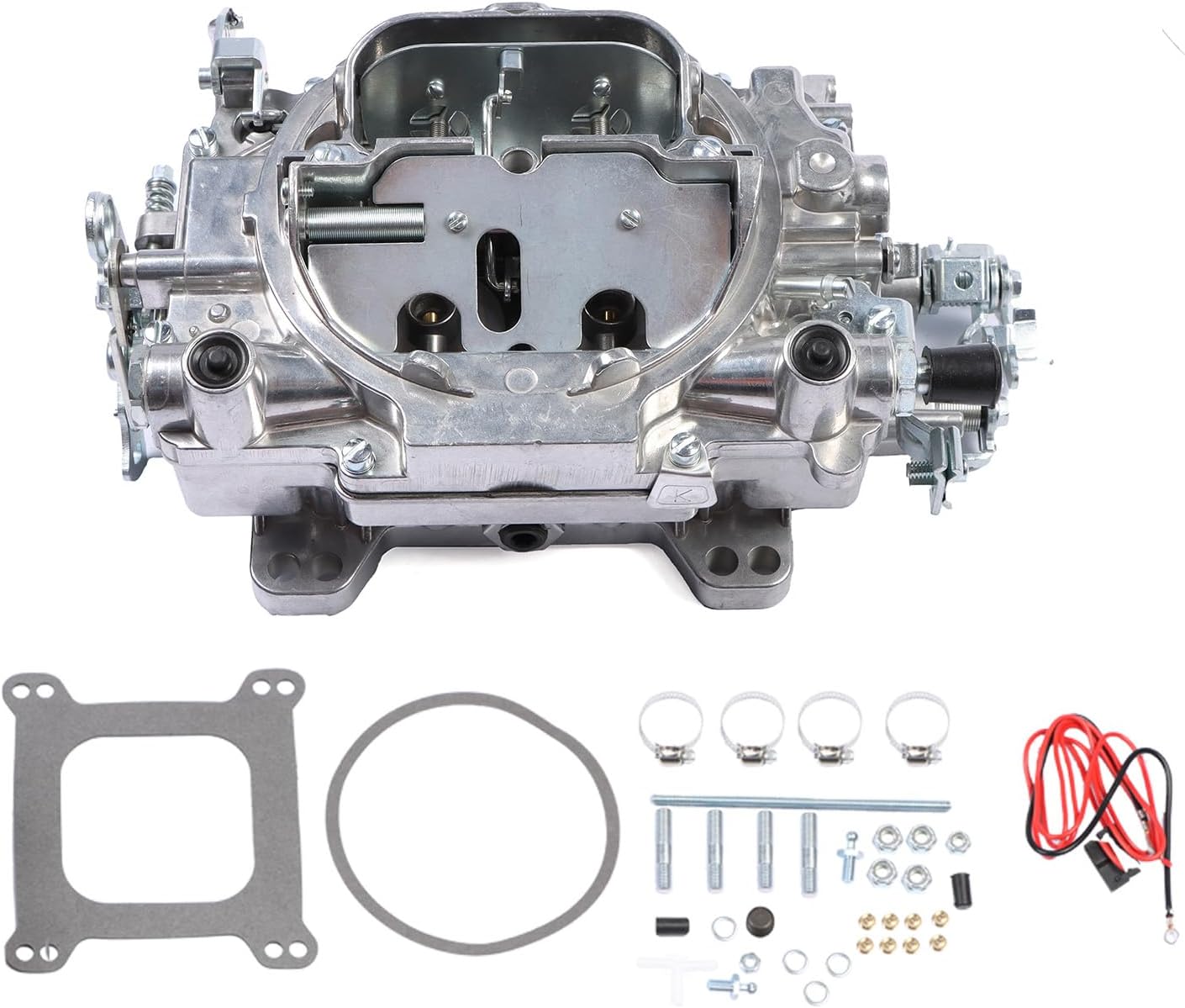 2 Barrel 22R Carburetor Carb for 1981-1995 Pickup & 1981-1984 Celica & 1981 Corona & 1984 4Runner, 2.2L 2.4L 3.0L, Replaces# 21100-35520 (with Round Plug Connector)