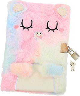 Gogogmee Caderno Com Cadeado Livro De Desenho Pelúcia Diário Secreto Diário Para Meninas Presentes De Viagem Presentes Para Meninas Adolescentes Diário Para Crianças Diário De Viagem