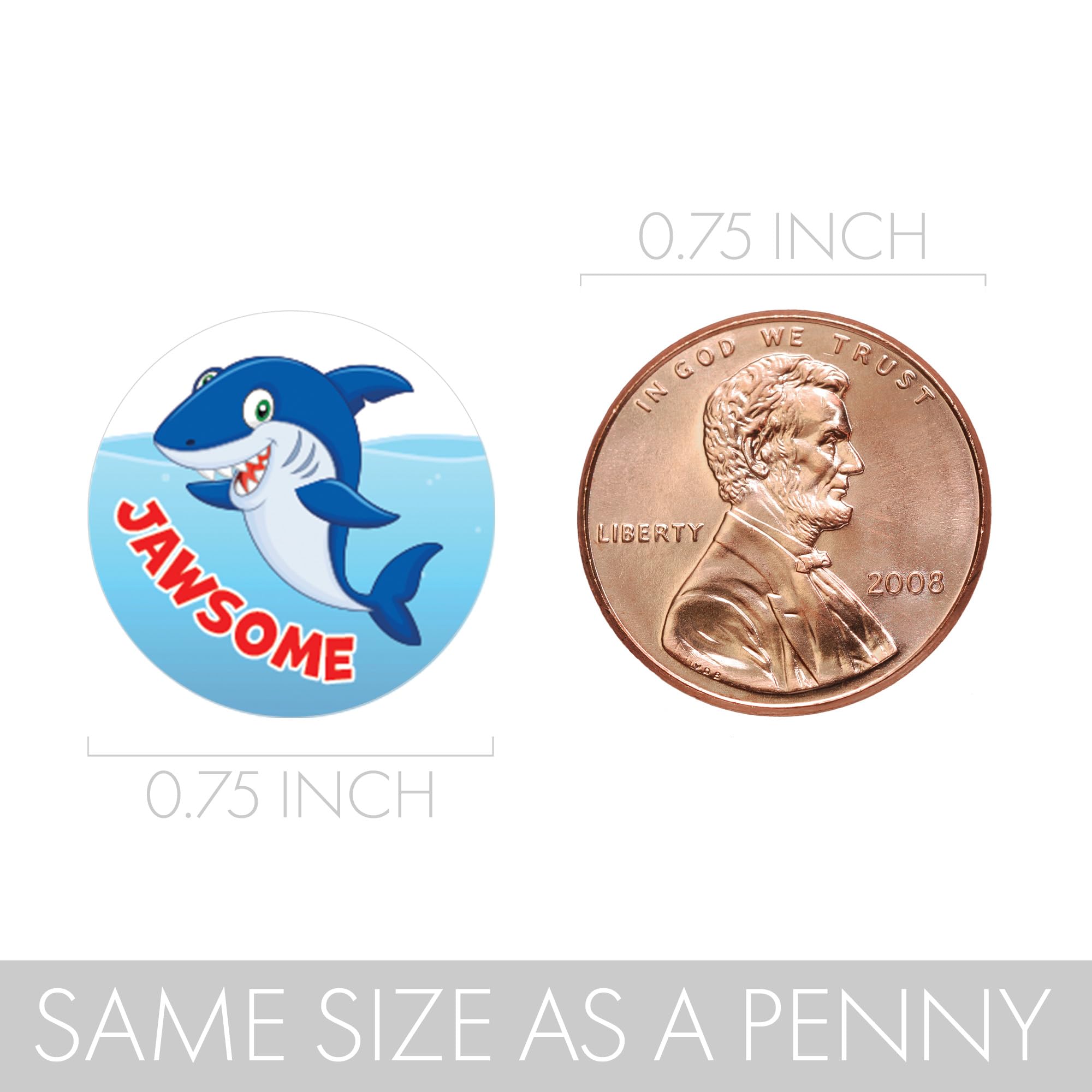 Under The Sea Teacher Reward Stickers for Kids, Motivational Grading Stickers for Student Incentives - 1,080 Count - Image 3