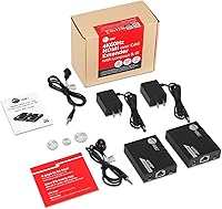 Vista 7 de SIIG Extensor HDMI 4K sobre Cat6, 164 pies, paso IR y salida de video, HDCP 2.2, audio de 5.1 canales, reducción de escala automática, protección