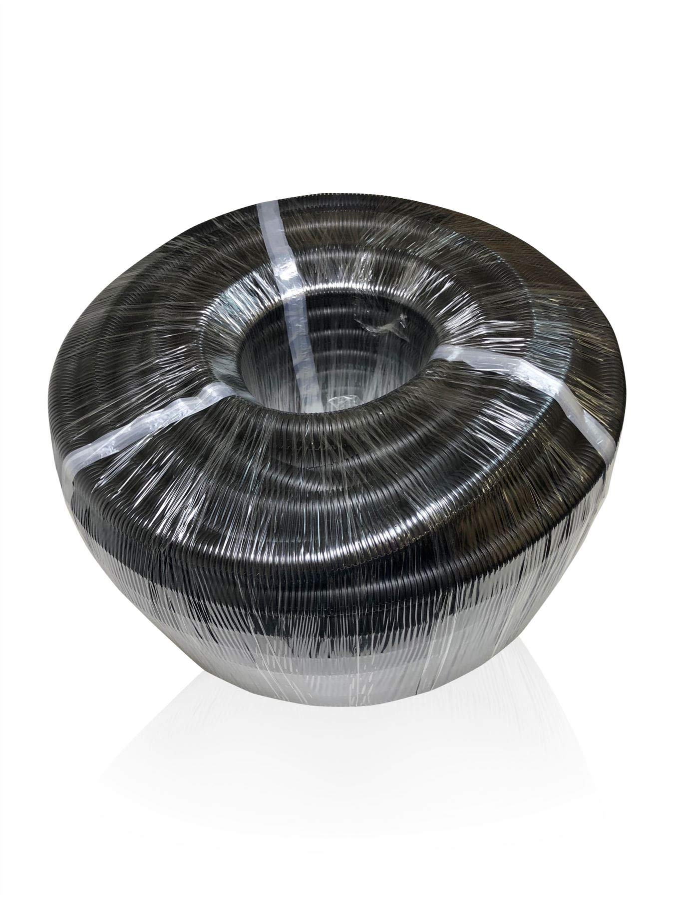 On1shelf Black Pe Corrugated Flexi Pipe Tube Non-Split 13Mm - 100M