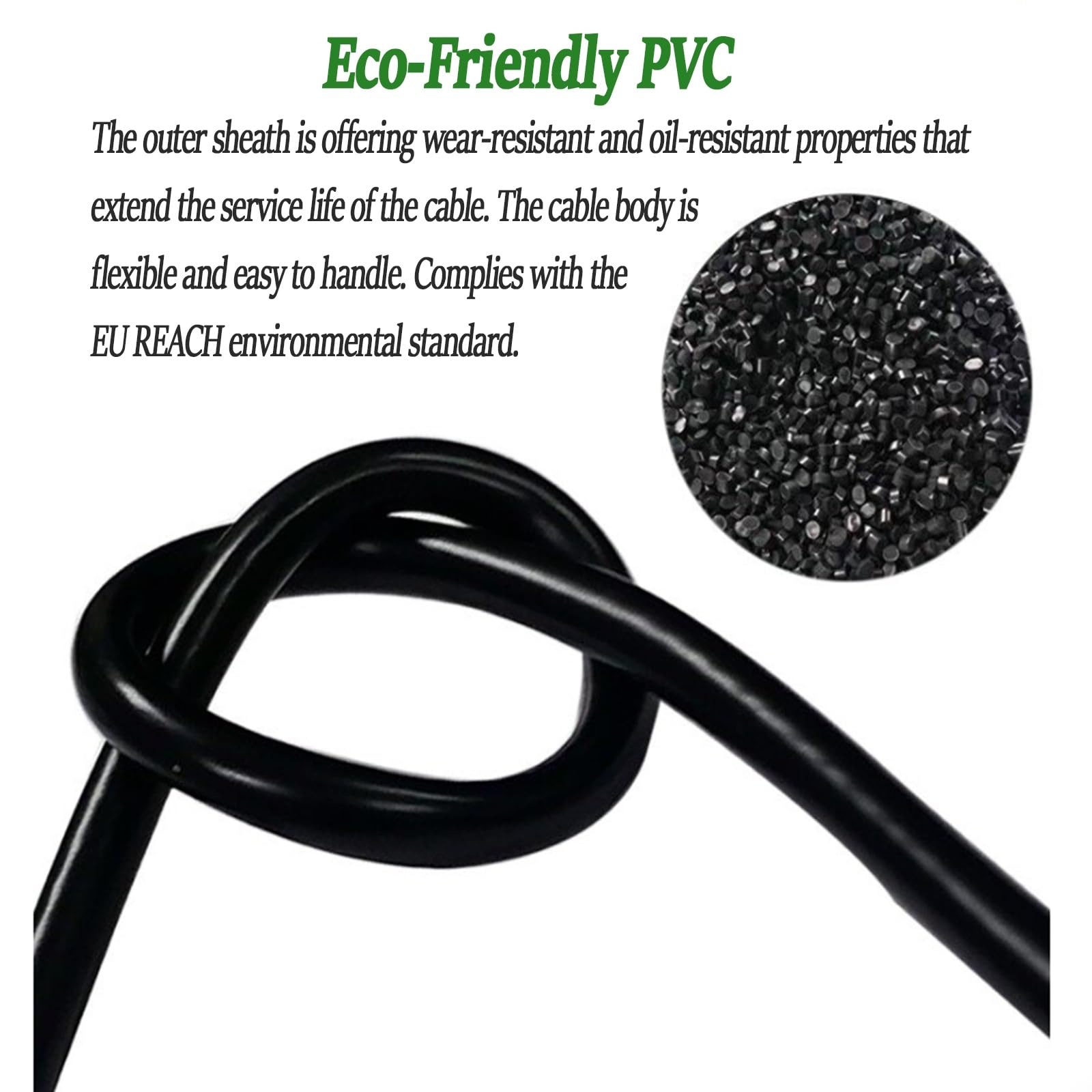 Cable De Datos Apantallado 2/3/4/5 Hilos 24/22 AWG 300V, Doble Blindaje Antiinterferencias, CE, Chaqueta PVC Flexible Retardante De Llama, For Automatización Industrial PLC Sensores(32ft,3C-22A)