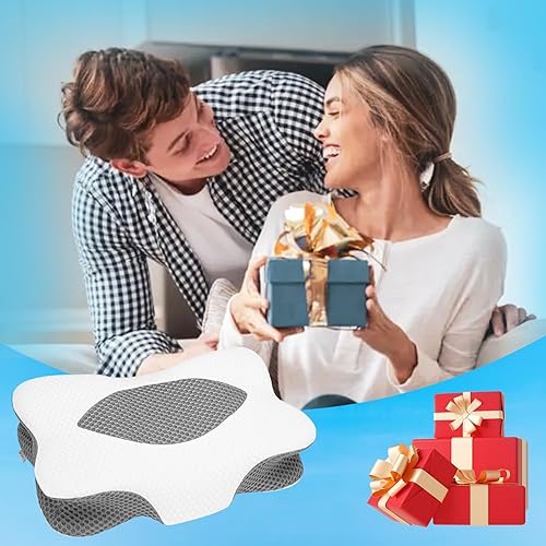Miniatura 7 de Anvo Almohada cervical para aliviar el dolor de cuello - Almohadas cervicales para aliviar el dolor de dormir - Almohada para el dolor de cuello y