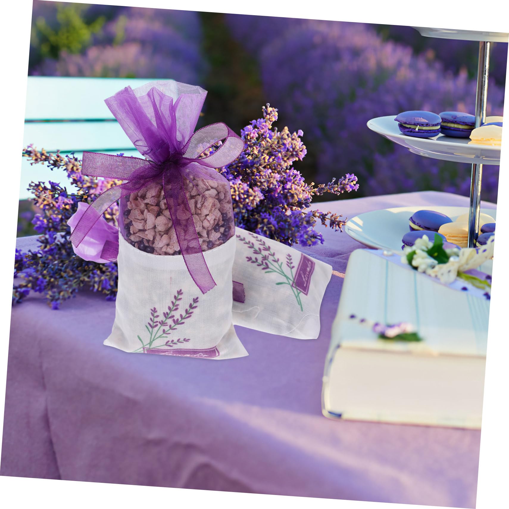 MAGICLULU 72piezas Bolsitas De Lavanda Aromáticas Diseño Floral Saco De Fragancia Para Relajación y Sueño Color Morado Oscuro Morado Oscuro y Púrpura