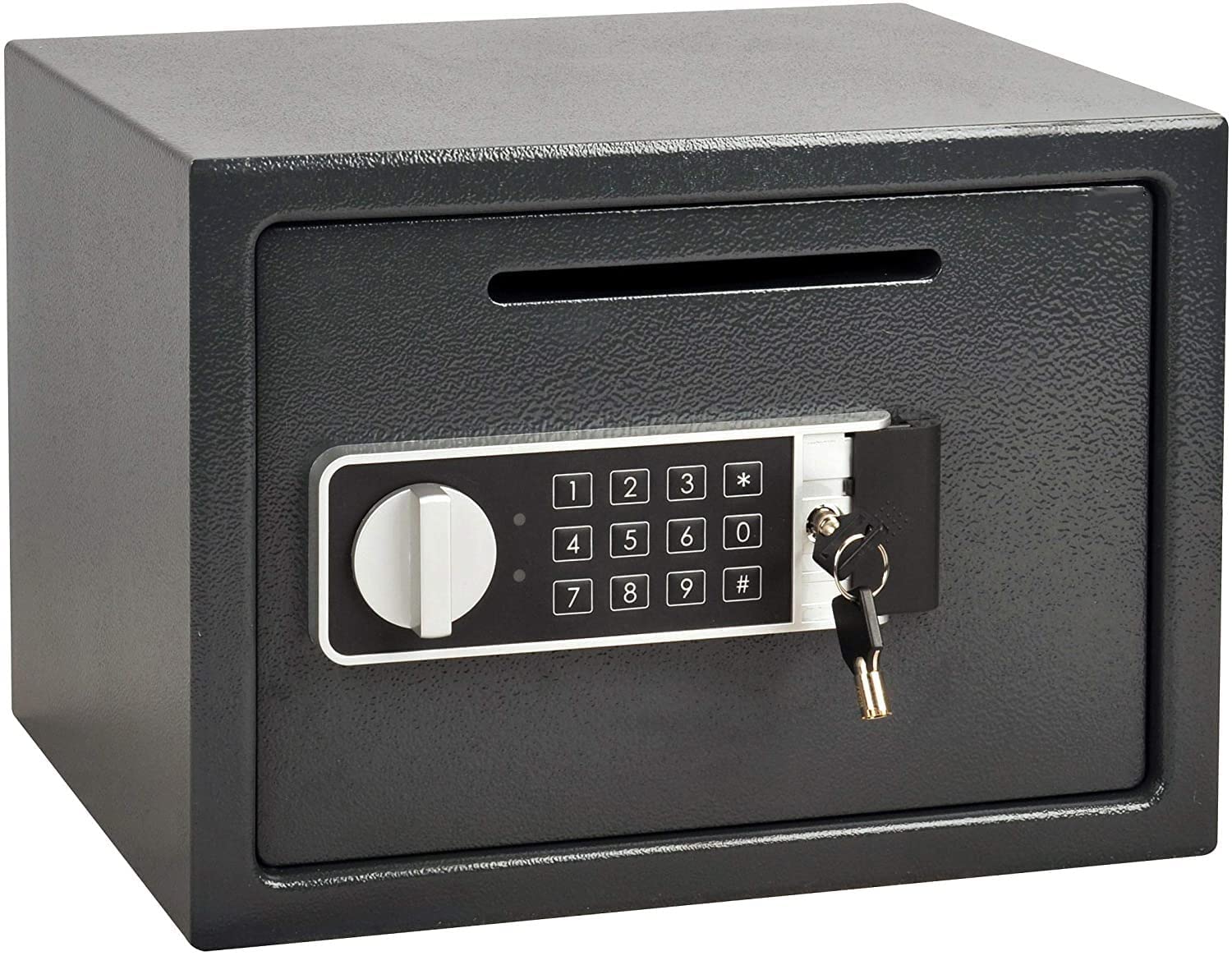 Casseforti ignifughe impermeabili Casseforti a fessura per caduta Casseforti a deposito, Casseforti a tastiera di sicurezza, 0,58 piedi cubi Cassaforte di sicurezza per casa e hotel con fessura per ca
