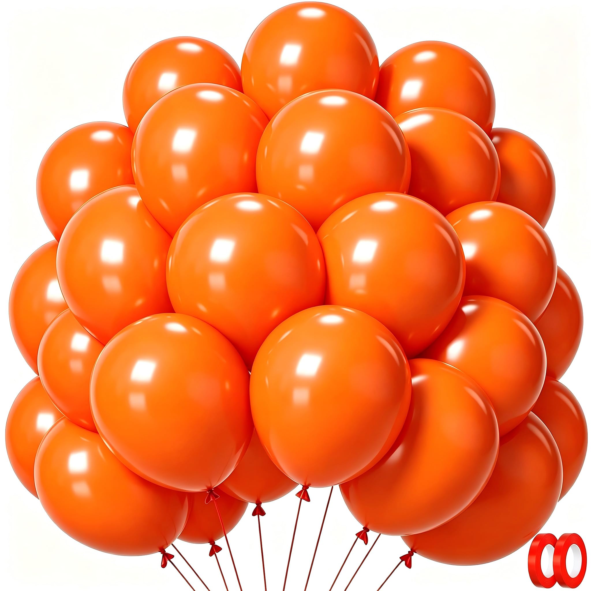 Purple Balloons 100 Pack, Latex Helium Halloween Birthday Weddings Balloons — image 1