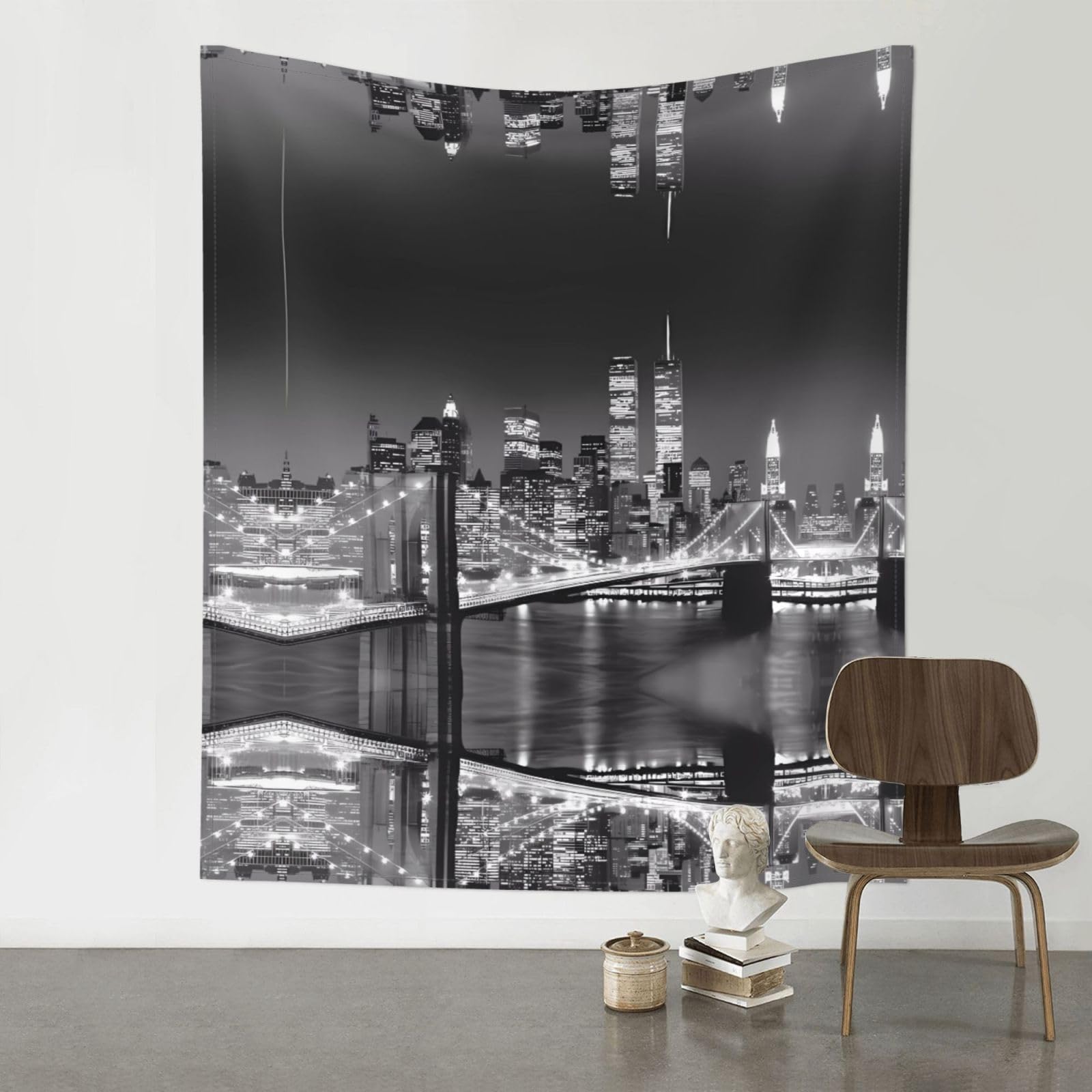 YYHWHJDE new york Prints 60x51in Wall Tapestry – Boho Decor Throw Blanket for Bedroom, Dorm, Beach Cover, Picnic & More