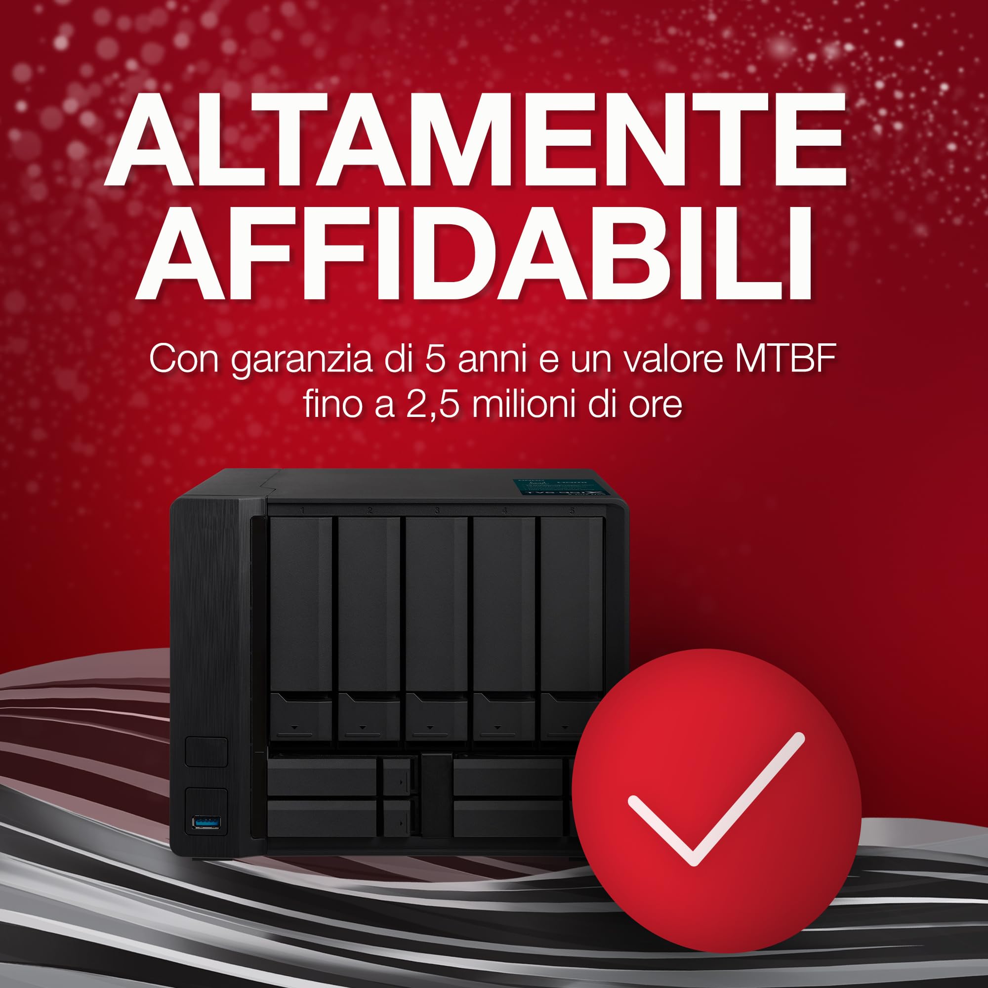 Seagate IronWolf Pro 24 TB, Unità disco interna NAS, 3.5 Inch, 7200 U/Min, CMR, 256 MB Cache, SATA 6 GB/S, incl. 3 Anni Rescue Service, Modellno.: ST24000NT002