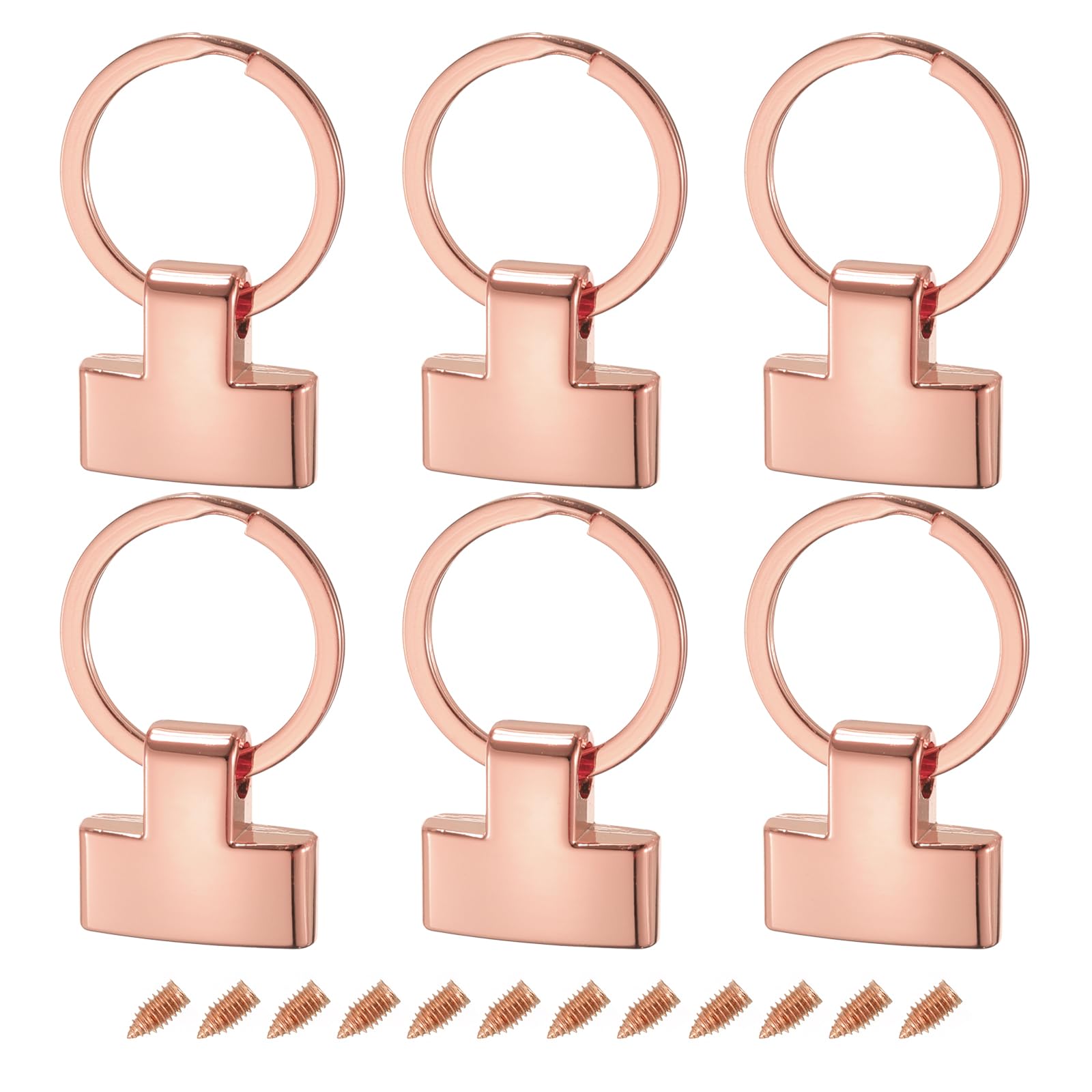 6Pz 22mm/0,87 Ferramenta per Portachiavi con 25mm ID Ring