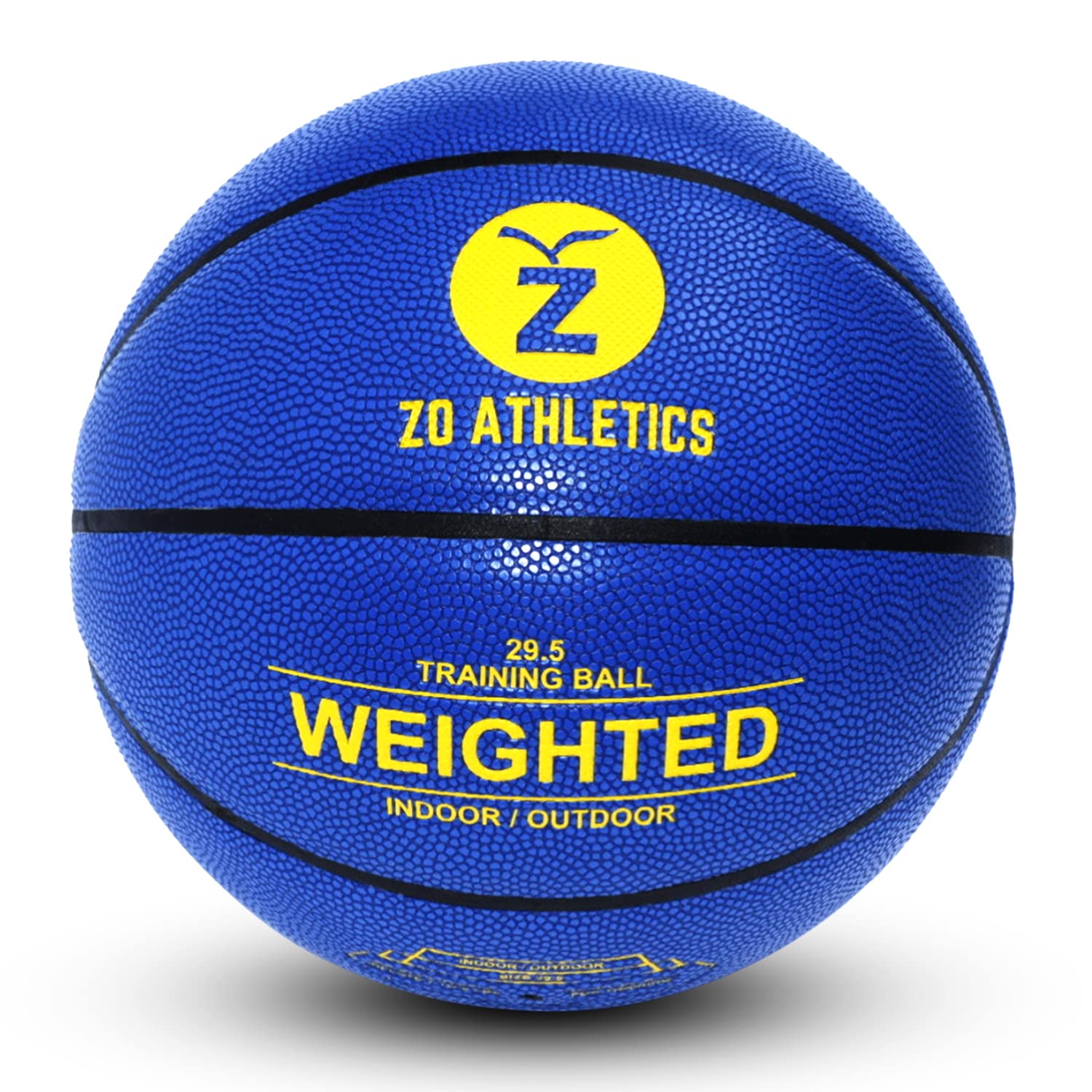 Zo AthleticsWeighted Basketball - Workout Included on The 3lb Size 7 Heavy Basketball for Training and Dribbling Drills - Basketball Training Equipment for Teen Boys and Girls﻿ Basketballs
