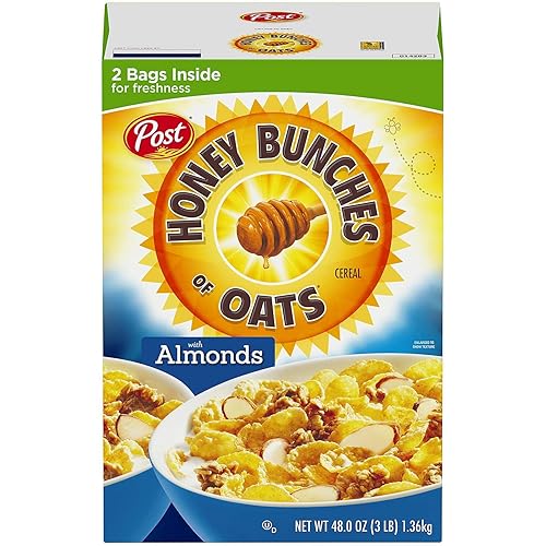 Post Miel manojos de avena crujiente con almendras 48onza