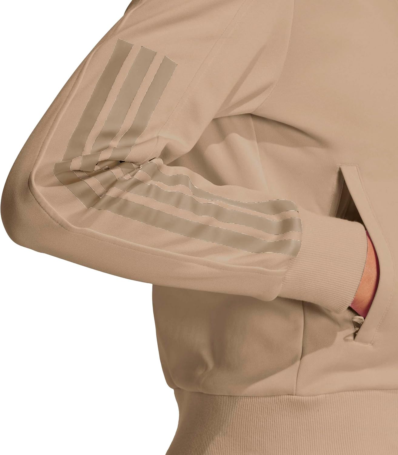 adidas Women's Iconic 3-Stripes Snap Track Top - Image 6