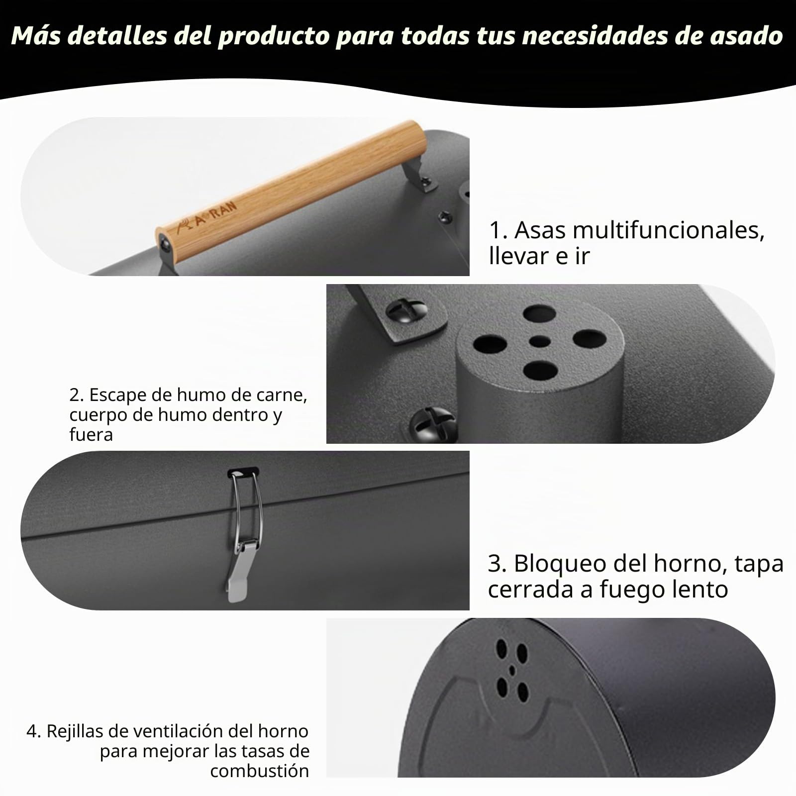 Barbacoa de carbón de doble cara portátil, pequeña parrilla de carbón vegetal para asar y asar, parrilla de mesa ligera para camping al aire libre picnic