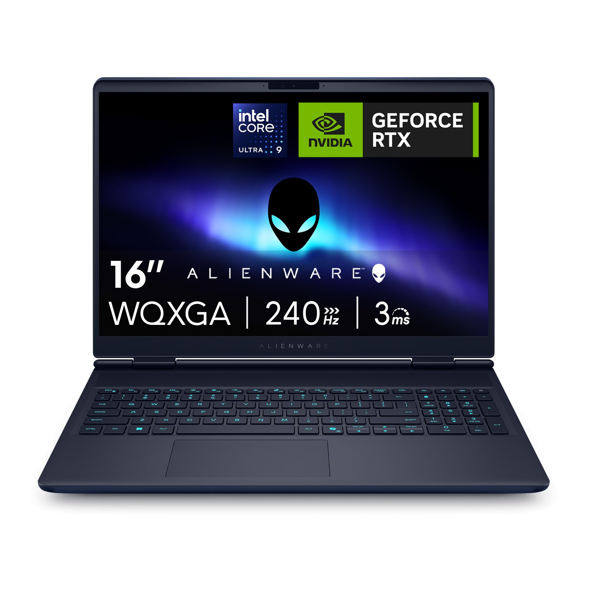 Alienware 16x Aurora Gaming Laptop AC16251 16" WQXGA 240Hz G-Sync Display, Intel Core Ultra 9 275HX Series 2, Nvidia Geforce RTX 5070, 32GB RAM, 1TB SSD, Windows 11 Home, Tastiera RGB AlienFX QWERTY