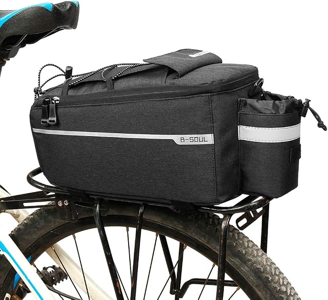 Lixada bicycle cooler baggage carrier for Warm or Cold Items, Bicycle Seat Multifunctional Insulated Storage Cooler Bag, Shoulder Bag