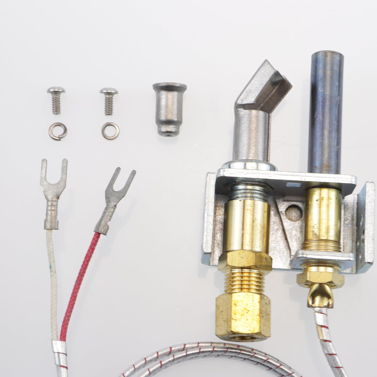 Replacement Furnace Pilot Unit kit 1820-009 fits ROBERTSHAW PG9A25, PG9A19, PG9A42JTL020, PG9A01 90° Right Hand Flame PG9 Furnace LP/NG, 750mV, 32 in