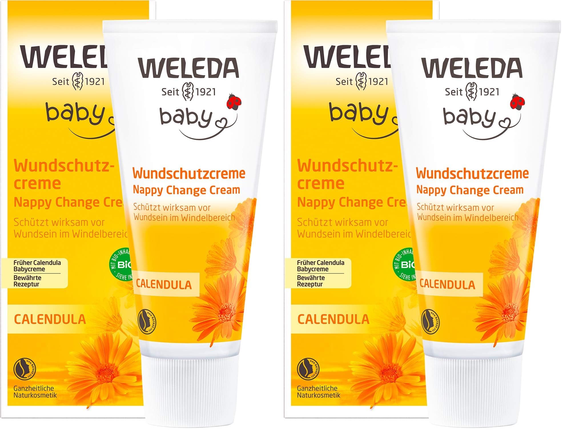 Weleda Crema Pañal de Caléndula (1x 75 ml) (9831EN) (Paquete de 2) en oferta en Amazon
