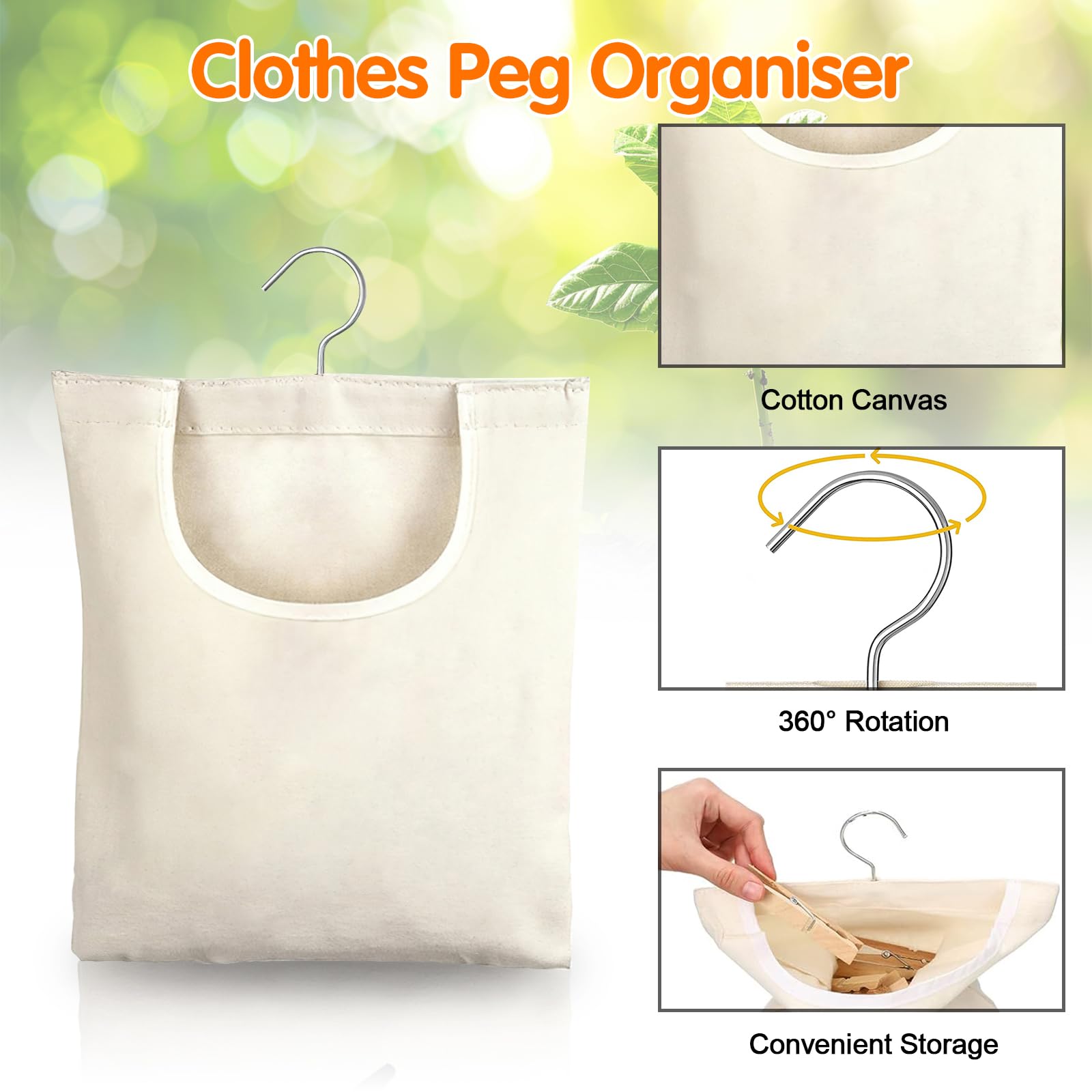 O'Woda 12 Pince A Linge, Epingle A Linge, Pince Serviette Plage,Grosse