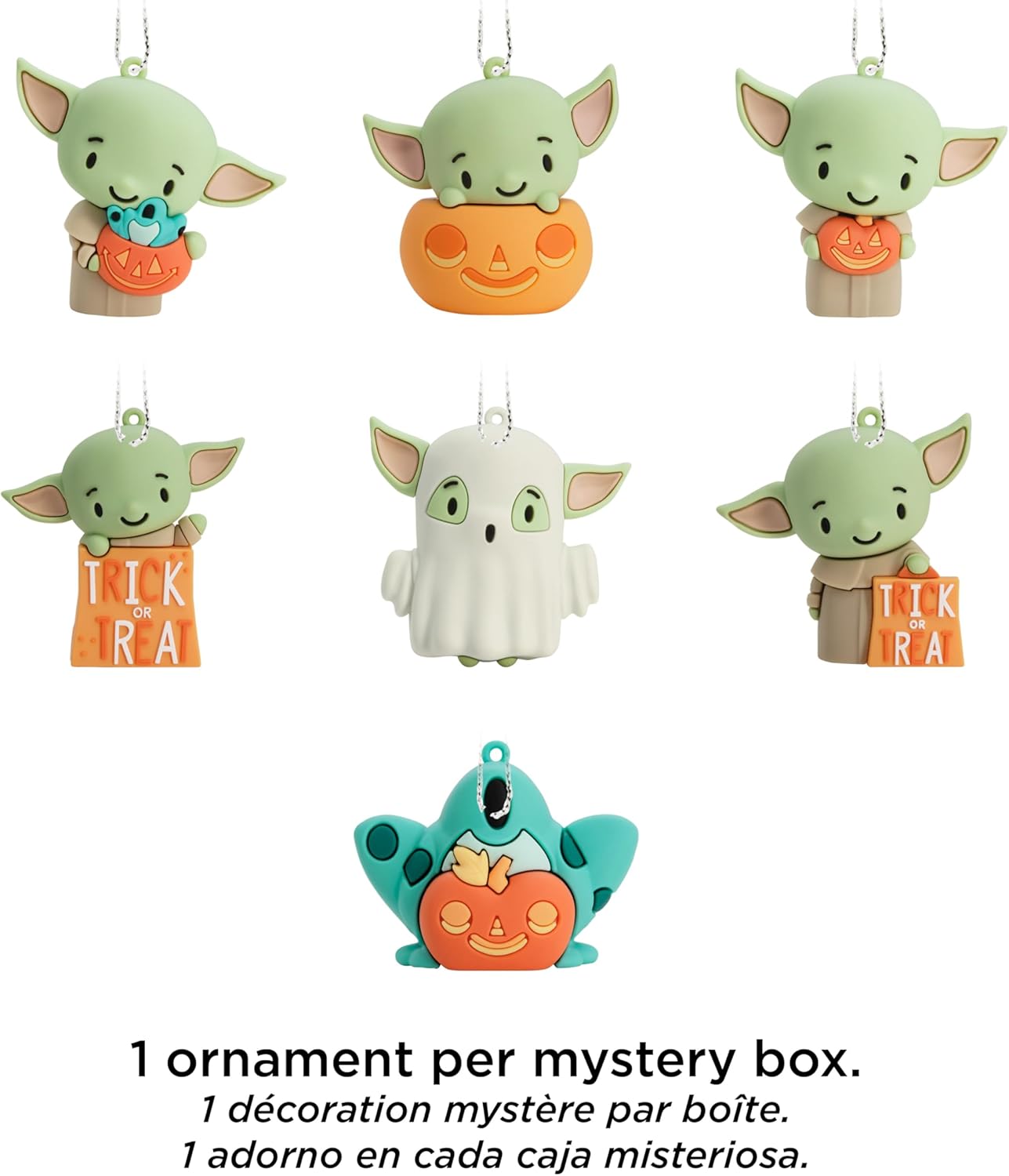 Hallmark Star Wars: The Mandalorian Grogu Blind Box Mini Halloween Ornaments (Purchase Includes 2 Tiny Mystery Ornaments) - Image 7