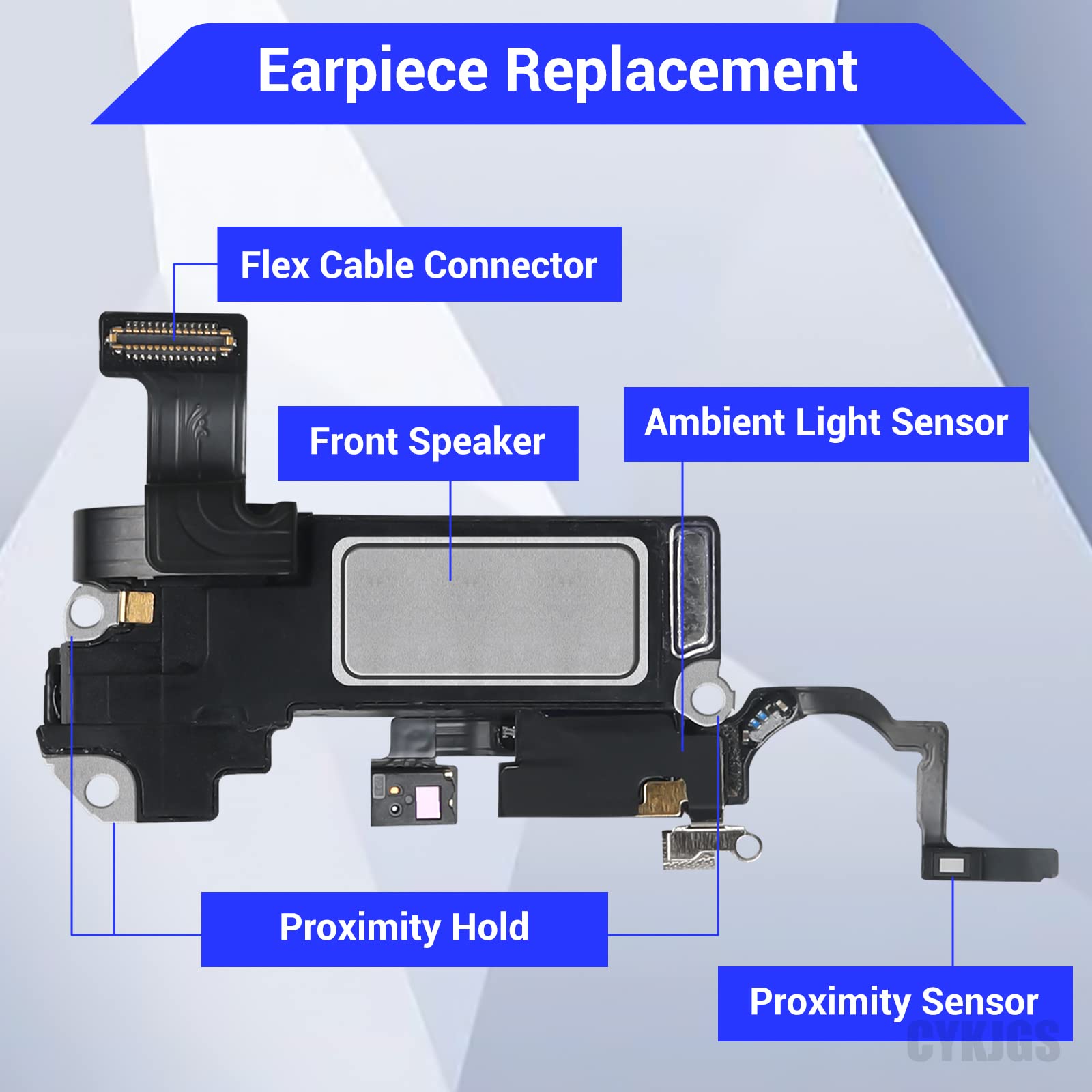 Earpiece Speaker For iPhone 11 Pro Max With Proximity Light Sensor on