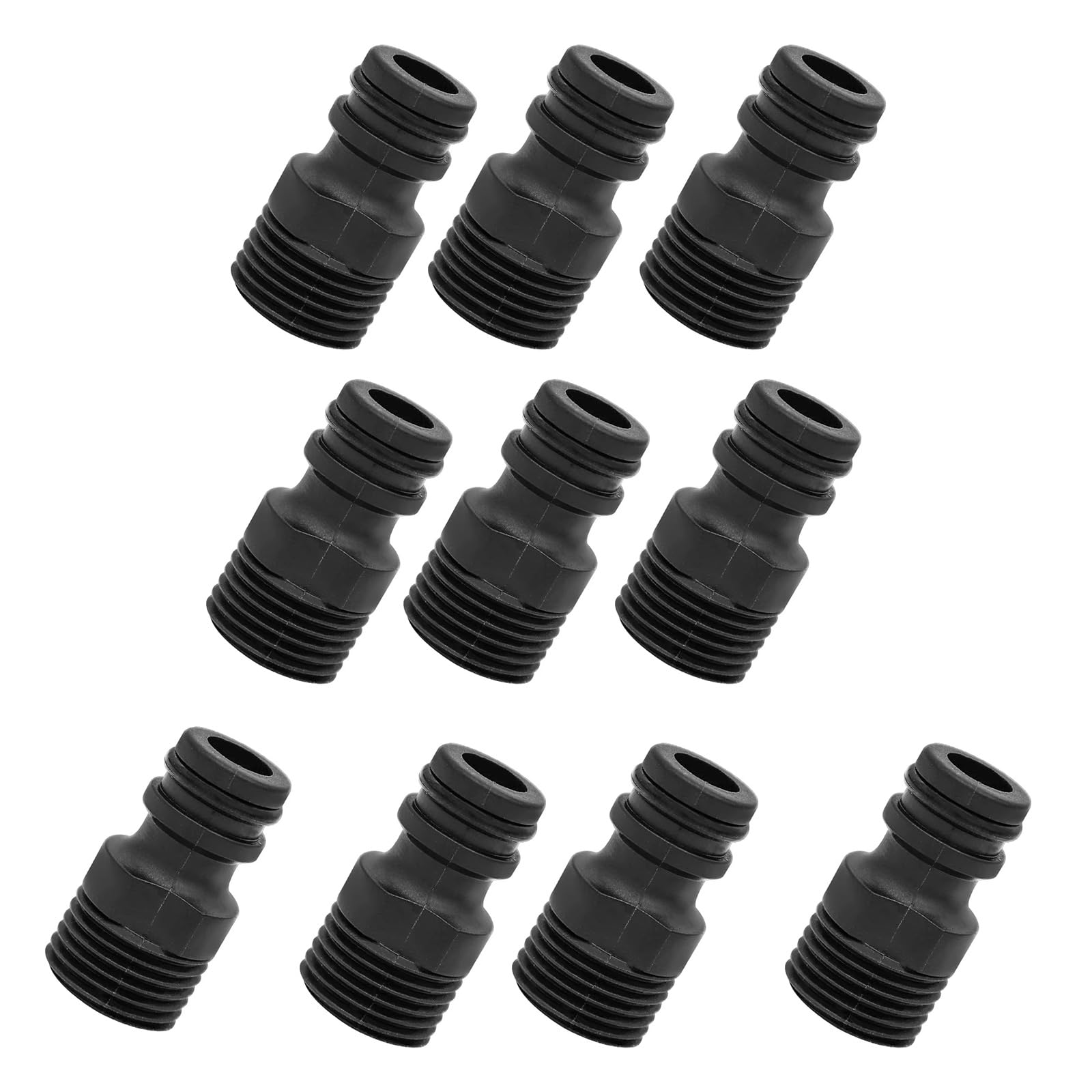 Hsioluted Men's Multicolor Quick Connects Hose Connectors With 1 / 2Inch Thread Threaded Nipple Connectors Watering Attachts Water Hose Quick Connects