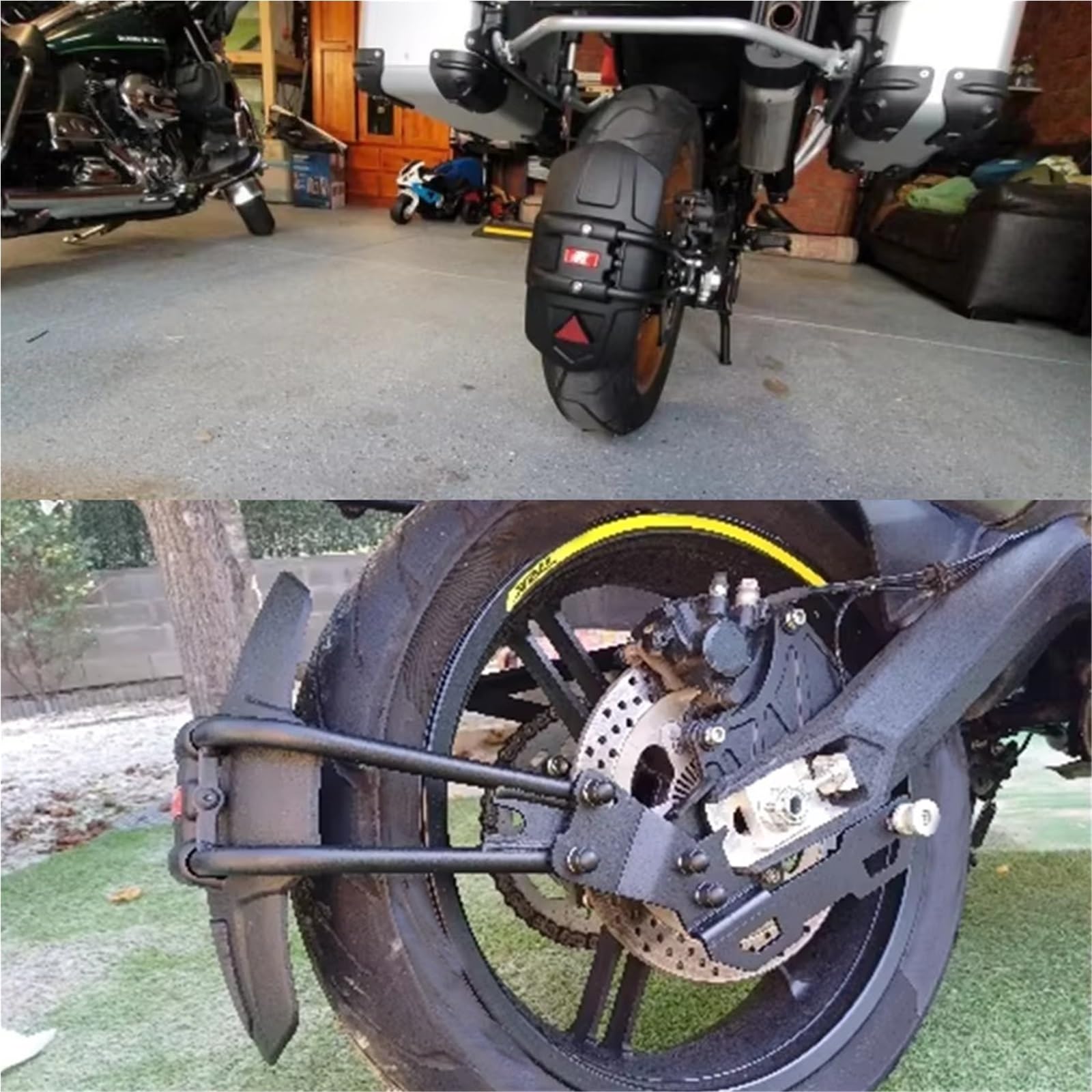 Błotnik zmodyfikowana Pasuje do Benelli TRK702X TRK702 Akcesoria motocyklowe Tylny błotnik Osłona przeciwbryzgowa Osłona błotnika Ochraniacz Koło przedłużenie błotnika(A)