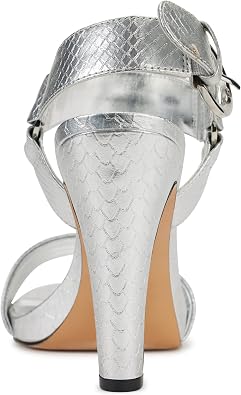 KARL LAGERFELD Women's Leather Cieone Heeled Open-Toe Sandal